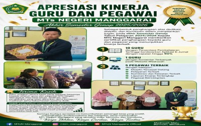 MTs Negeri Manggarai Berikan Apresiasi Kinerja Guru dan Pegawai, Wujud Implementasi Asta Protas Kementerian Agama